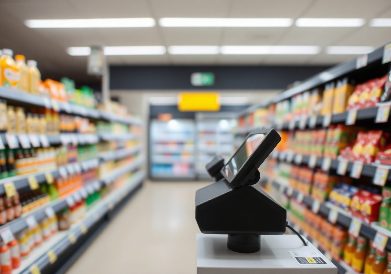 Интерфейс мониторинга кассовых узлов сети Продукты Онлайн